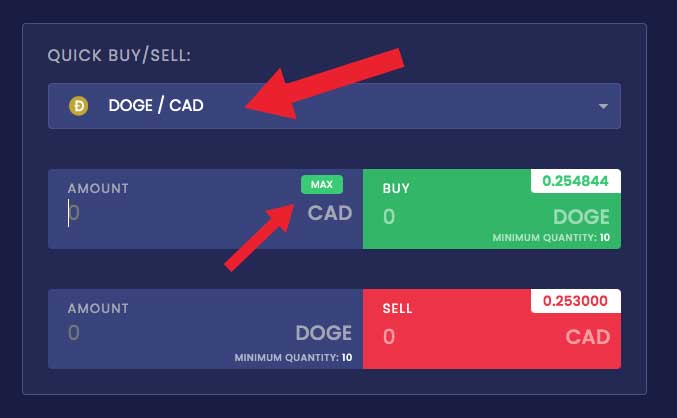 NDAX dogecoin how to