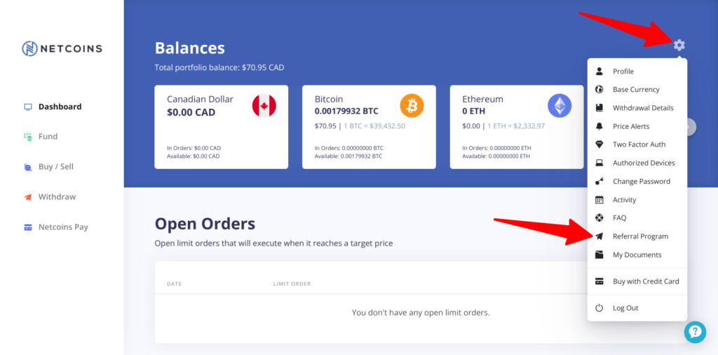Netoins Referral Code