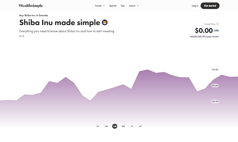 Buy Shiba Inu Trade SHIB in Canada Wealthsimple
