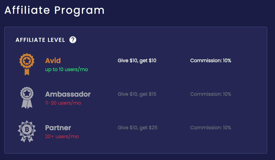 NDAX Affiliate Referral Program