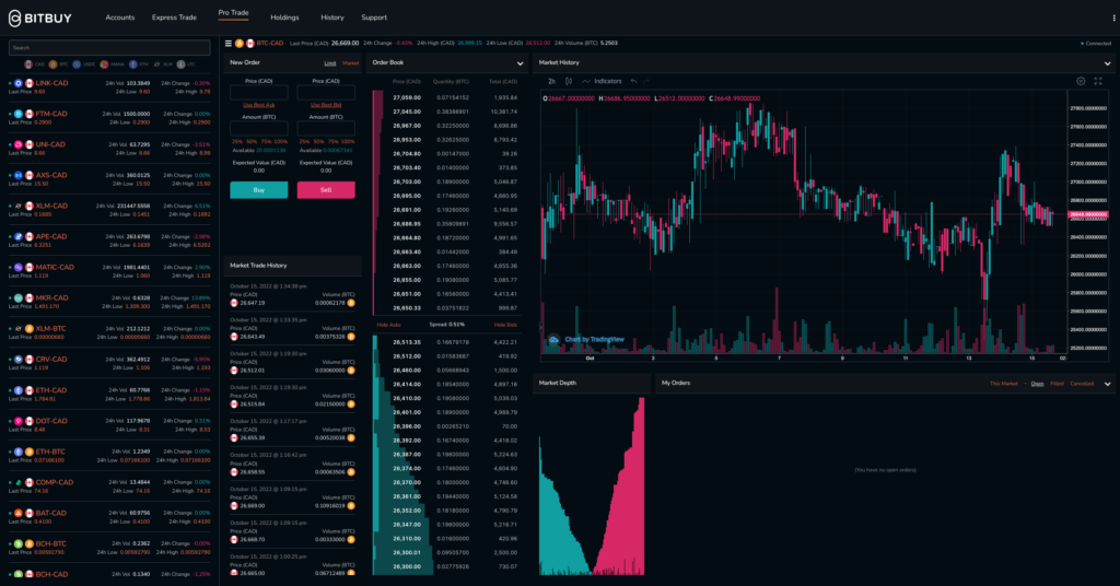 Bitbuy Pro Trade