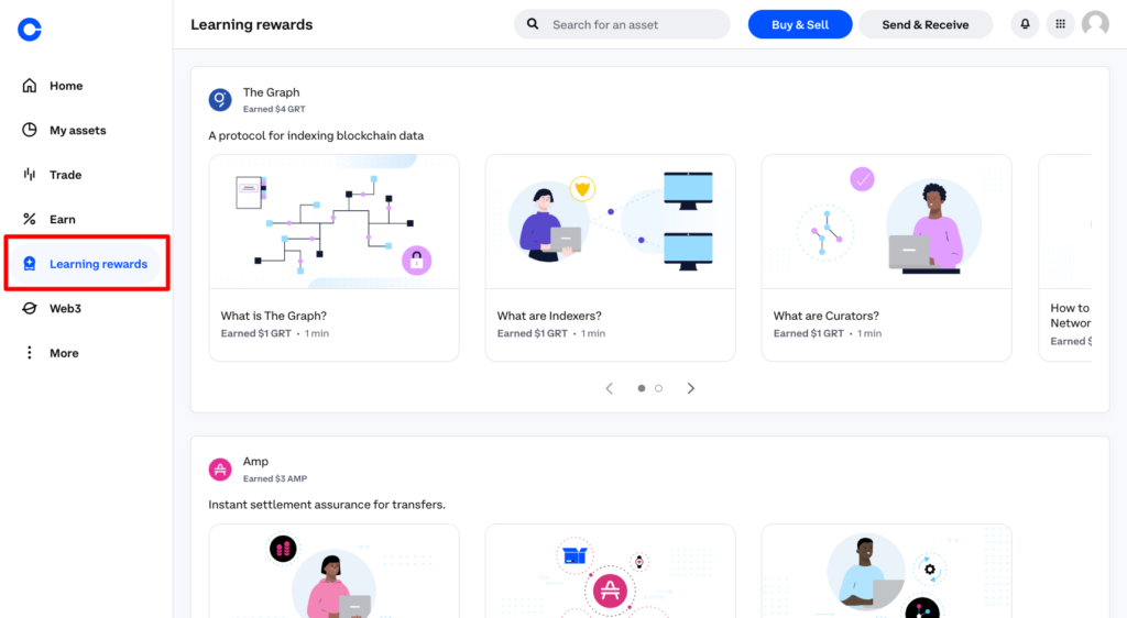Coinbase Learning Rewards