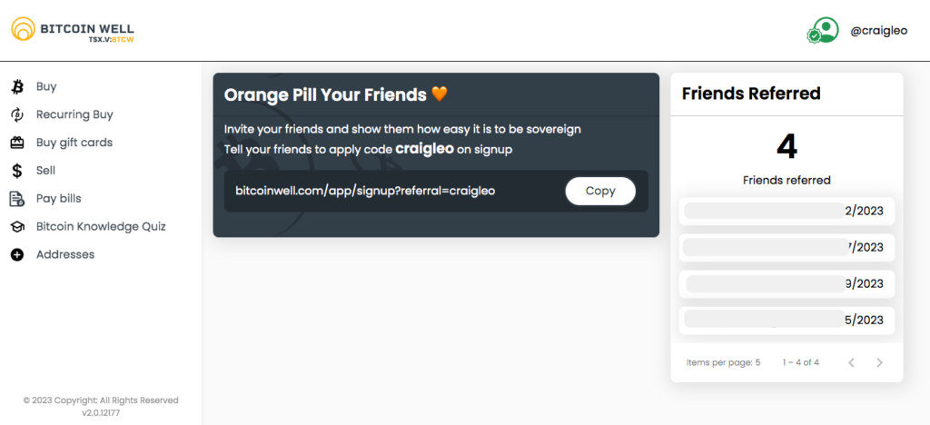 Bitcoin Well Referral Code