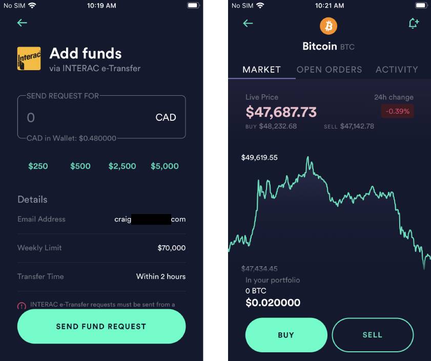 Buy Bitcoin & Crypto on Newton